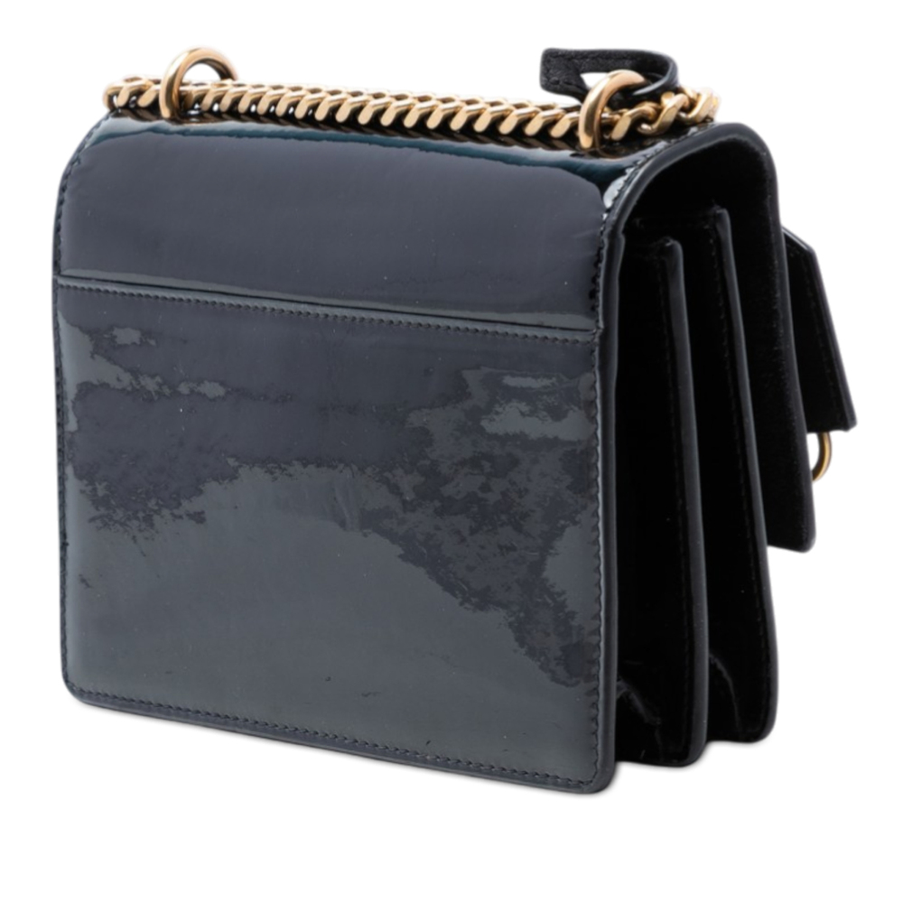 Pre-Loved Saint Laurent Small Patent Monogram Sunset Crossbody - Picture 2 of 7